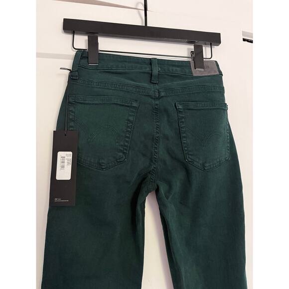 $188 New Edwin Lark Ankle Bootcut jeans - Size 25 - Dark Green - Picture 5 of 11